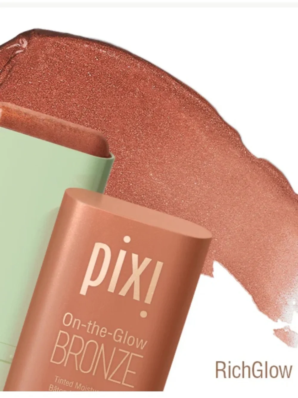 NEW Pixi On-the-Glow Bronze Tinted Moisture Stick RichGlow 0.67 oz
